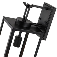 Lampe murale extérieure, lanterne moderne à fixer au mur, luminaire extérieur, applique murale, éclairage LED, métal