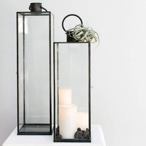 European Style Outdoor Glass Floor Luxury <b>Lantern</b> Garden Decoration Model Candle Holder Ornaments Iron Wind <b>Lanterns</b> - Product Image 5