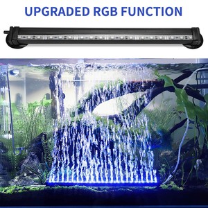 Haute qualité rvb SMD 5050 coloré sous-marin récif réservoir lumières enfichable bulle d'air LED lumière d'<span class=keywords><strong>aquarium</strong></span> - Product Image 6