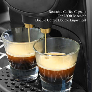 Nouvelle version SS304 XXL Double Capsule de <span class=keywords><strong>café</strong></span> Compatible avec <span class=keywords><strong>LOR</strong></span> Barista Machine Nespreso-s l'examen des capsules de <span class=keywords><strong>café</strong></span> or - Product Image 5