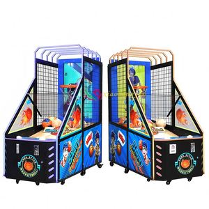 Coin Operated Cabinet Game Video Street Basketball Arcade Shooting <b>Machine</b> with English Interface 110V/220V Customizable Color - Product Image 5