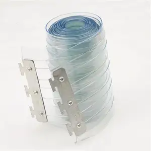 HSQY Wholesale Pvc 2mm Transparent Curtain Pvc Strip Door Curtain Soft Cold Room Pvc Curtain