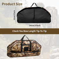 Sac de tir à l'arc, housse pour arc à poulies, accessoires de chasse en plein air, organisateur avec poches pour flèches, étui pour arc, sac à dos de chasse