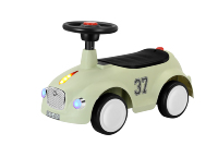 Coche de Empuje para Niños Pequeños, Regalo para Niños, Juguete para Exteriores con Música y Caja de Almacenamiento, Coche de Equilibrio Deslizante para Bebés, Venta al Por Mayor