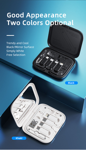 ชุดสายชาร์จมัลติฟังก์ชั่น ROCK PD ชาร์จเร็ว ทองแดงแท้ พร้อมกล่องเก็บของและกระจกสำหรับโทรศัพท์มือถือ - Product Image 4