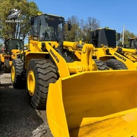 Chargeuse sur pneus Komatsu 380 d'occasion très demandée, bien entretenue, pièces d'origine, chargeuse frontale Komatsu 380 d'occasion