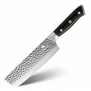 Couteau de Chef Professionnel 8 Pouces G10 Damas, Lame Personnalisée en Acier Inoxydable Carbone 67 Couches, Écologique, Ambidextre, pour Cuisine - Product Image 5