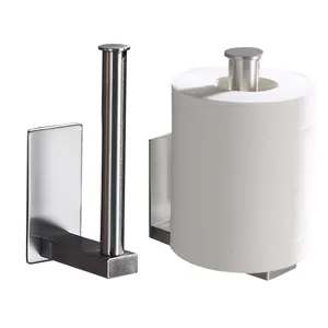 304 Stainless Steel Bathroom Accessories Self Adhesive Towel Tissue Toilet Paper Holder