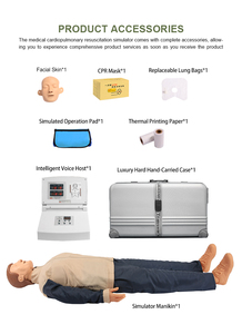 Advanced Fully Automatic Computer CPR Model Adult CPR Manikin for Medical Science Schools-PVC Material Emergency Training - Product Image 3