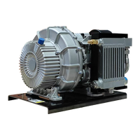 Compresseur d'air à spirale sans huile YiBang 4,6 kW 400 L/min 10 bars 380 V 50 Hz pour véhicules ferroviaires et véhicules à énergie nouvelle, refroidissement par air