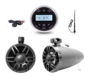 2021 Best Marine Yacht Boat <b>Tower</b> <b>Speakers</b> 10inch Stereo Kit - Product Image 4