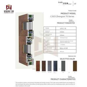 Đa năng <span class=keywords><strong>uPVC</strong></span> Windows kính đôi casement ngang trượt nhựa Thép PVC cửa sổ - Product Image 3