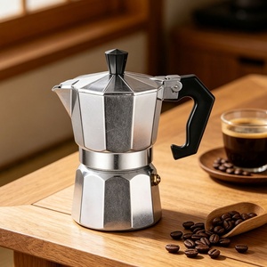 Valve Moka Pot Transparent Italian Concentrated Extraction Octagonal Pot for Household Small Pot - Product Image 3