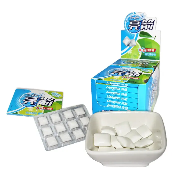 Halal breath fresh tablet candy chewing gum