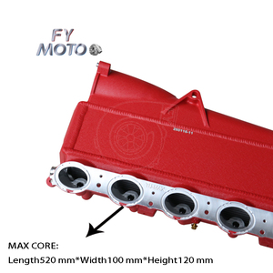 CNC 钢坯端罐式红色 MAX CORE Gen 2 B58 增压空气冷却器进气歧管，适用于 M340i G20 G29 A90 3.0T 2020+ 不适用于 48V - Product Image 4