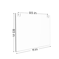 Vente flash : Porte-panneau en acrylique transparent 6*4 pouces, cadre photo mural avec vis