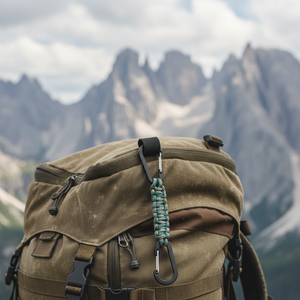 Porte-clés en paracorde tressé à séchage rapide avec impression UV, mousqueton, cordon, porte-clés - Product Image 1