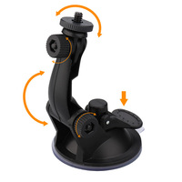Support d'accessoires pour caméra d'action, produits en caoutchouc, mini support de fixation pour DVR de voiture, ventouse pour enregistreur GPS et caméra DVR