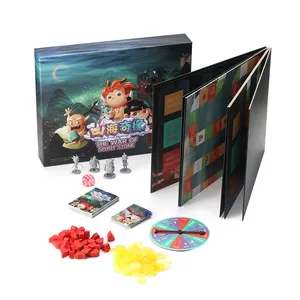 Custom Board Game Printing Game Board Groothandel Gratis Sample Familie Party Fantasy Bordspel Voor Kinderen En Volwassenen