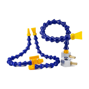 Tubería de refrigeración para máquina herramienta, 2 puntos, 30 cm, tubo serpentina de plástico, boquilla ajustable para uso en torno - Product Image 1