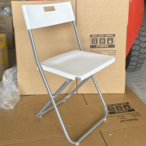 Silla Plegable Portátil Apilable para Oficina y Reuniones, Silla de Jardín Conveniente, Chaise Pliante, Venta al Por Mayor de Fábrica - Product Image 4