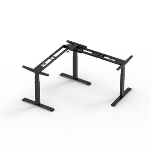 90-120-180 Đa Chức Năng Mô Hình L Hình Dạng Điện Ergonomic Đứng Bàn 3 Chân Chiều Cao Có Thể Điều Chỉnh Đứng Bàn Văn Phòng Khung - Product Image 2
