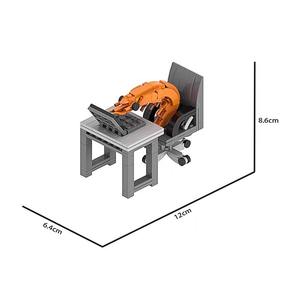 Ensemble de construction MOC crevettes humoristiques 166 pièces, jouet de puzzle DIY, décoration de bureau à assembler - Product Image 5