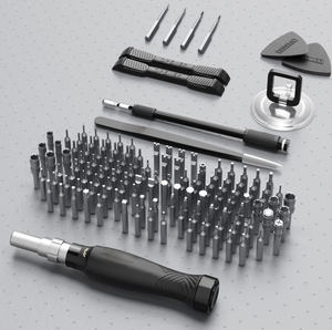 Juego de destornilladores eléctricos 145 en 1, puntas de destornillador de precisión, kit de reparación de destornillador manual inalámbrico, herramientas - Product Image 3