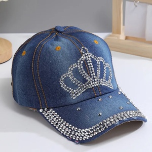 High Quality Winter New Crown <b>Cap</b> Unisex Rhinestone <b>Waterproof</b> 5-Panel Fruit Fashion Baseball <b>Caps</b> - Product Image 2