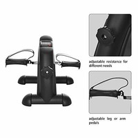 Bureau Vélo Pédale Exerciseur Pied Cycle Bras Mini Vélo D'exercice avec Écran LCD