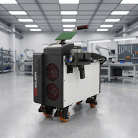Machine de nettoyage au laser à impulsions haute puissance de 500 watts, professionnelle, pour le décapage de peinture des pièces de carrosserie automobile