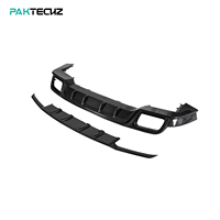 Kit de carrosserie en Fiber de carbone sèche Paktechz diffuseur de lèvre de pare-chocs arrière pour Porsche Cayenne coupé Turbo 9YA 9Y0 9Y3