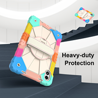 Étui antichoc robuste pour Redmi Pad 2 Pro 12.1 Poco Pad M1 2025 avec support rotatif à 360°, dragonne et bandoulière, bicolore OEM ODM