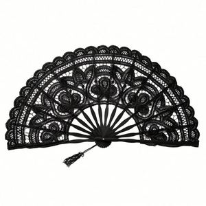 Éventail de mariée écologique pour mariages, en bambou sculpté, souvenir pour promotions - Product Image 3