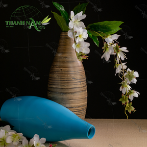 Recién llegado, jarrón de Vida Verde, tamaño D15x38cm, contenedor de flores de bambú Natural para decoración de mesa - Product Image 2