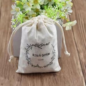 100% Cotton Reusable Produce Muslin <b>Bags</b> Multipurpose Double Drawstring Storage Pouch for Everyday Use - Product Image 4