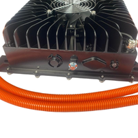 Chargeur embarqué à refroidissement par air à large plage de tension 48V 540V 3.3kW 6.6kW, entrée CA, chargeurs lents