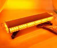 Shinemien LKW-Dachmontage Bernsteinfarbene LED-Blitzlichtleiste 72 Stück 6000lm 10-30V Notfall-Blinklicht Sicherheitswarnleuchten