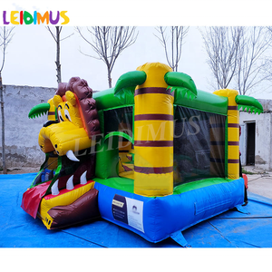 Gorila inflable Lion <span class=keywords><strong>King</strong></span> Bouncy <span class=keywords><strong>Jumping</strong></span> Castle Bounce House para niños con soplador - Product Image 4