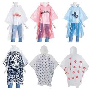 कस्टम वाटरप्रूफ आपातकालीन डिस्पोजेबल प्लास्टिक वर्षाकोट के लिए लोगो के साथ पोंचो - Product Image 3