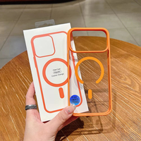Funda Protectora Magnética Antigolpes de PC Rígido Mate para Teléfono Móvil, Compatible con iPhone 11 12 13 14 15 16 17 18 Pro Max, Venta al Por Mayor