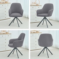 Housse de chaise de salle à manger de style campagnard américain élastique pour la maison et l'hôtel, avec accoudoirs hauts, en tissu jacquard 160T
