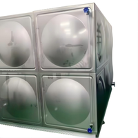 Réservoir d'eau en acier inoxydable résistant à la corrosion pour l'alimentation en eau potable avec garantie d'un an et une productivité de 5000 L/heure