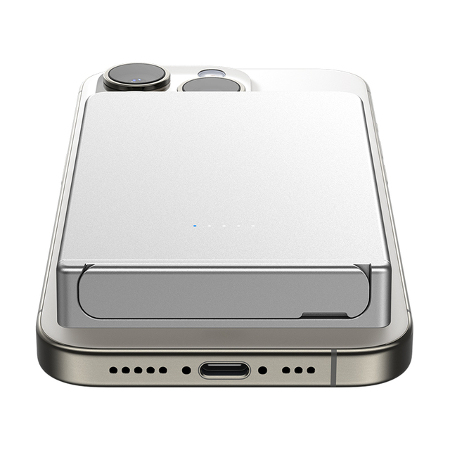 Aluminium Slim USB C Magnetic Power Bank for iphone 15 Pro Max 5000mAh Portable Power Bank for Smart Watch