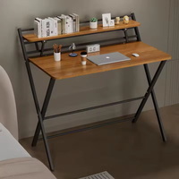 Bureau pliable portable et peu encombrant 80 50 75 cm pour dortoir et appartement