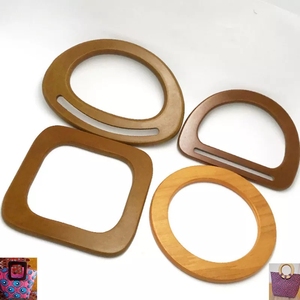 Nhà Máy Giá Bán Buôn Handmade Lady Túi Xách Phụ Kiện D/O Shape Túi Gỗ Xử Lý Cho Túi Xách - Product Image 6