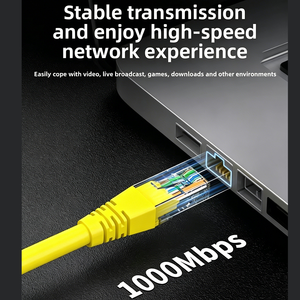 Câble réseau Kneysum CAT6 CAT6A en cuivre pur massif FTP 2m 8 conducteurs Gigabit RJ45, cordon de brassage <span class=keywords><strong>Ethernet</strong></span> fini - Product Image 6