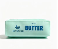 Jouet Squishy en Gros Anti-Stress Façon Blocs de Construction à Presser, en Forme de Bâton de Beurre, Palette Dopamine Faite Main pour la Relaxation (AMSR)