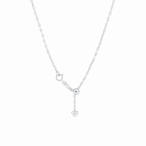 Collier en platine Pt950 blanc brillant réglable, à maillons fins, pour les occasions quotidiennes, bijoux minimalistes en platine - Product Image 1