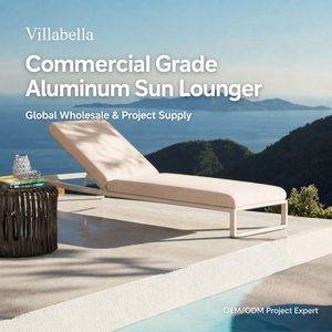 Chaise longue en aluminium, mobilier d'extérieur, mobilier de patio moderne et luxueux, chaise longue de piscine, de plage et de jardin - Product Image 1